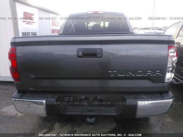 5TFRY5F19EX163662 - 2014 TOYOTA TUNDRA DOUBLE CAB SR/SR5 GRAY photo 6