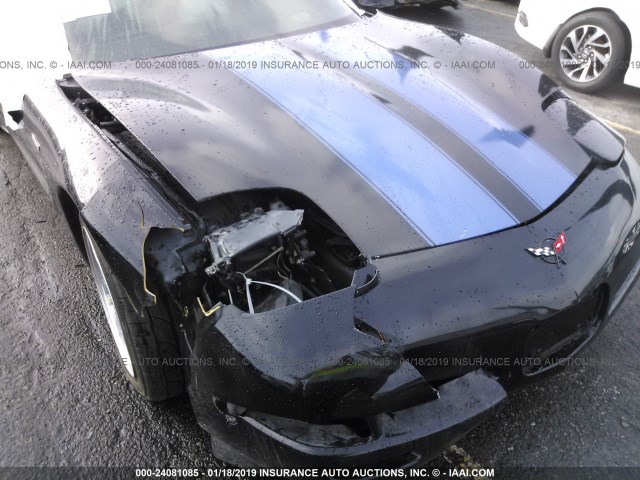 1G1YY12S125104317 - 2002 CHEVROLET CORVETTE Z06 BLACK photo 6