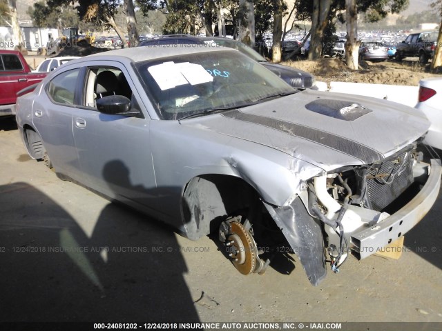 2B3KA43R87H873834 - 2007 DODGE CHARGER SE/SXT SILVER photo 1