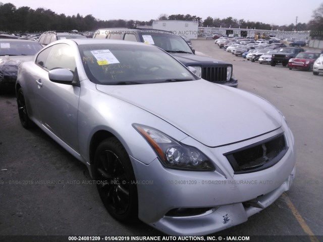 JN1CV6EL4BM262221 - 2011 INFINITI G37 SILVER photo 1