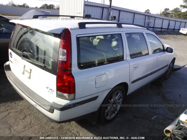 YV1SW59V142359820 - 2004 VOLVO V70 FWD WHITE photo 4