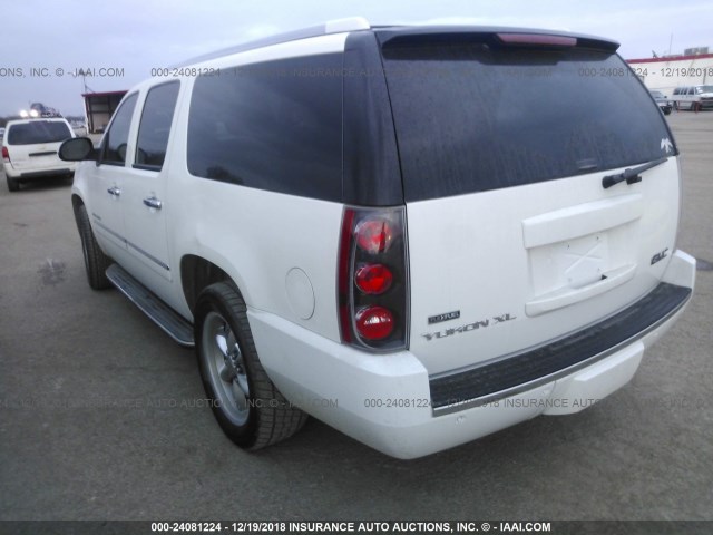 1GKFC06279J117919 - 2009 GMC YUKON XL DENALI WHITE photo 6