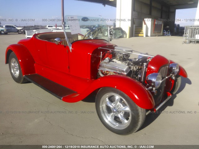 AZ330259 - 1927 FORD ROADSTER RED photo 1