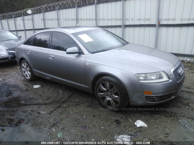 WAUDH74F56N144170 - 2006 AUDI A6 3.2 QUATTRO SILVER photo 1