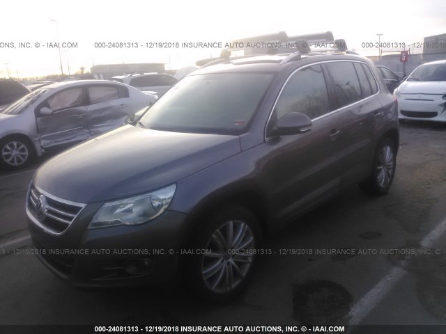 WVGBV75N29W546263 - 2009 VOLKSWAGEN TIGUAN GRAY photo 2