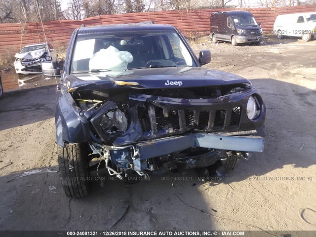 1C4NJPFA0ED692076 - 2014 JEEP PATRIOT LATITUDE Navy photo 6