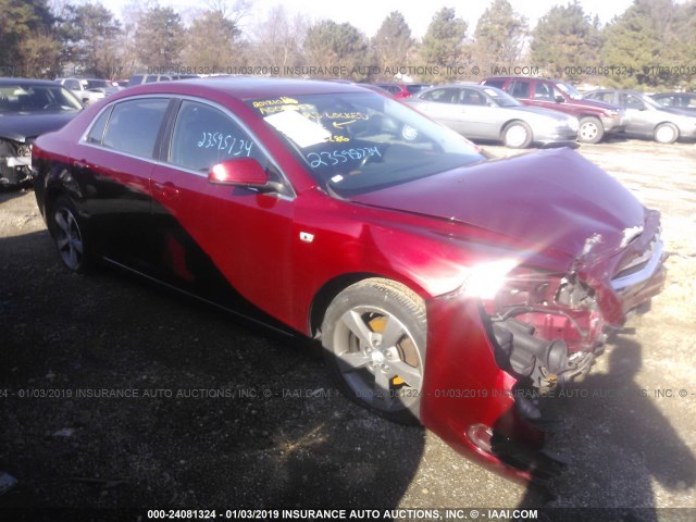 1G1ZJ57B08F295286 - 2008 CHEVROLET MALIBU 2LT RED photo 1