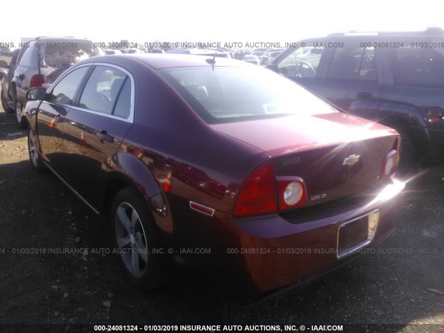 1G1ZJ57B08F295286 - 2008 CHEVROLET MALIBU 2LT RED photo 3