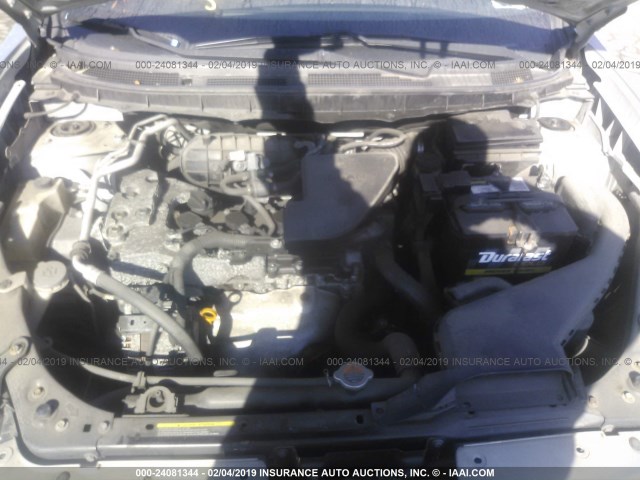 JN8AS58V49W162658 - 2009 NISSAN ROGUE S/SL SILVER photo 10