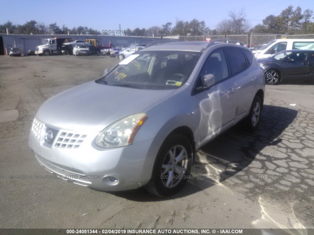 JN8AS58V49W162658 - 2009 NISSAN ROGUE S/SL SILVER photo 2