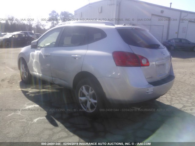 JN8AS58V49W162658 - 2009 NISSAN ROGUE S/SL SILVER photo 3