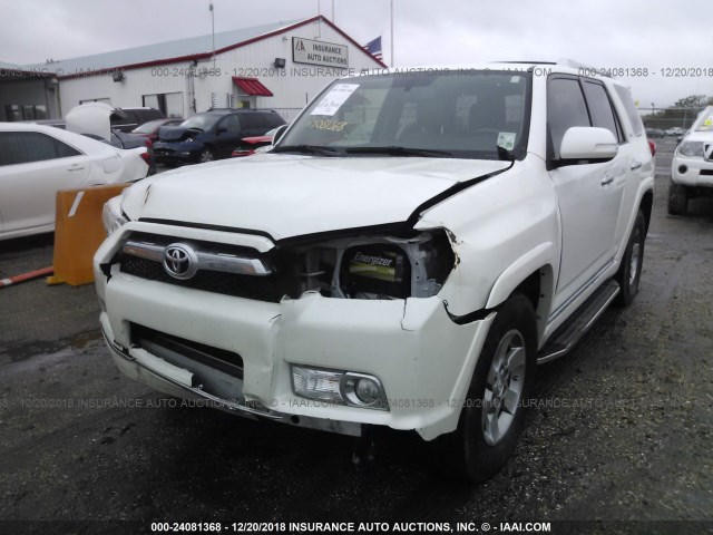 JTEZU5JRXD5061673 - 2013 TOYOTA 4RUNNER SR5/LIMITED WHITE photo 6