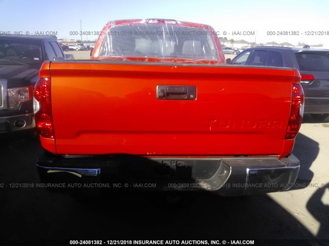 5TFDW5F13GX561646 - 2016 TOYOTA Tundra CREWMAX SR5/TRD PRO ORANGE photo 6