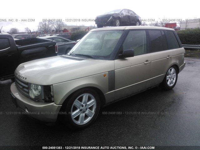 SALMB11493A112077 - 2003 LAND ROVER RANGE ROVER HSE TAN photo 2