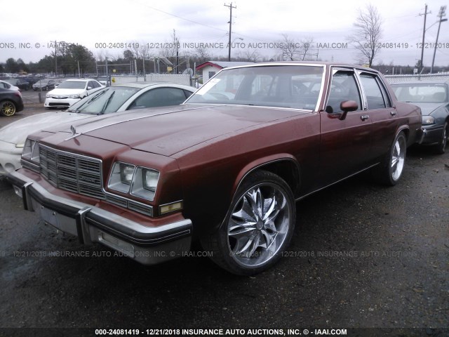 1G4AP69Y2DX466369 - 1983 BUICK LESABRE LIMITED BROWN photo 2