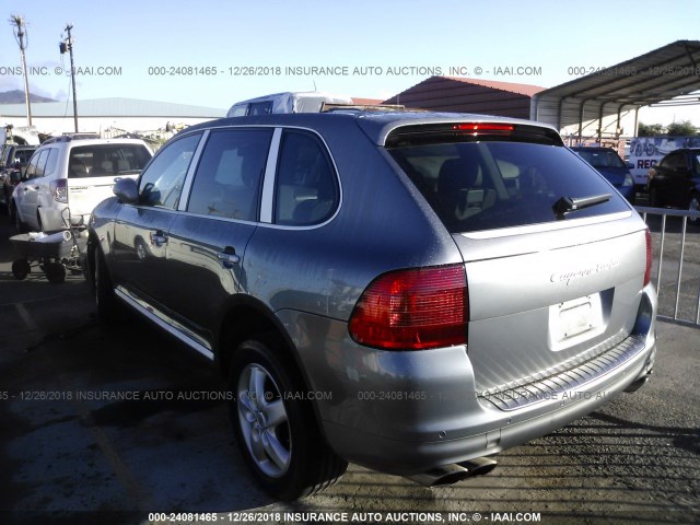 WP1AC29P84LA93490 - 2004 PORSCHE CAYENNE TURBO GRAY photo 3