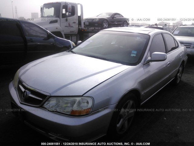 19UUA56803A005207 - 2003 ACURA 3.2TL TYPE-S SILVER photo 2