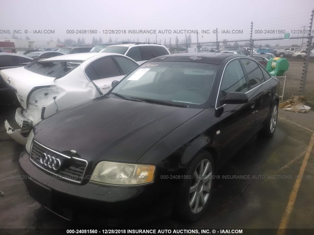 WAUCD64B74N066759 - 2004 AUDI A6 S-LINE QUATTRO BLACK photo 2