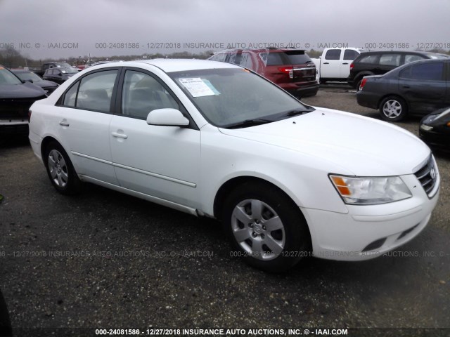 5NPET4AC7AH608406 - 2010 HYUNDAI SONATA GLS WHITE photo 1