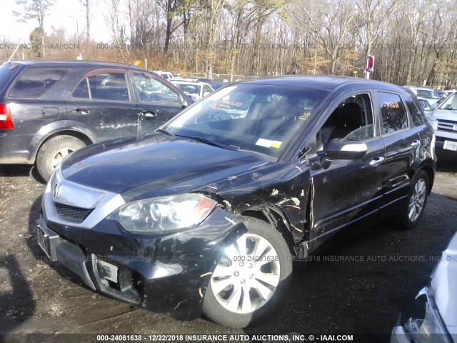 5J8TB1H23CA001307 - 2012 ACURA RDX BLACK photo 2