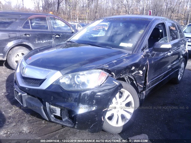 5J8TB1H23CA001307 - 2012 ACURA RDX BLACK photo 6