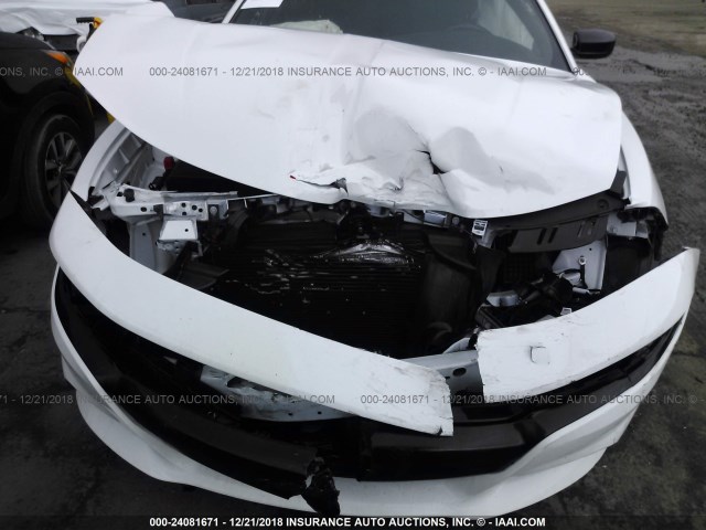 2C3CDXCT1JH210169 - 2018 DODGE CHARGER R/T WHITE photo 6