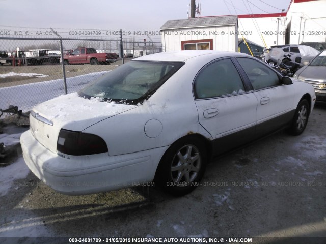 1MEFM53U1YA634822 - 2000 MERCURY SABLE LS WHITE photo 4