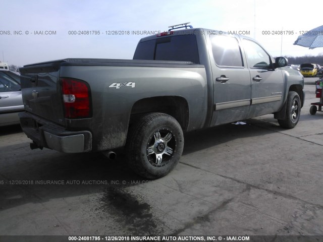 3GCUKTE21BG121531 - 2011 CHEVROLET SILVERADO K1500 LTZ GRAY photo 4