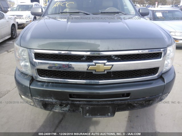 3GCUKTE21BG121531 - 2011 CHEVROLET SILVERADO K1500 LTZ GRAY photo 6