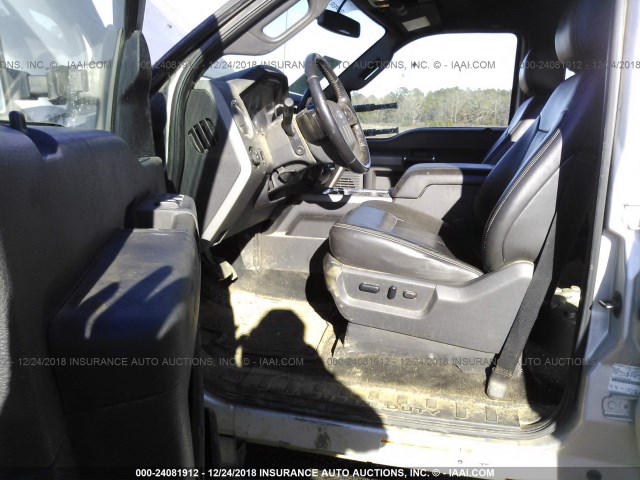 1FD9W4HT2CEC25308 - 2012 FORD F450 SUPER DUTY SILVER photo 5