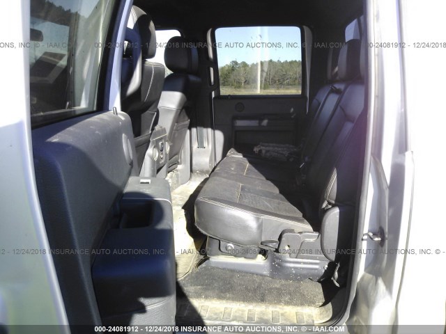 1FD9W4HT2CEC25308 - 2012 FORD F450 SUPER DUTY SILVER photo 7