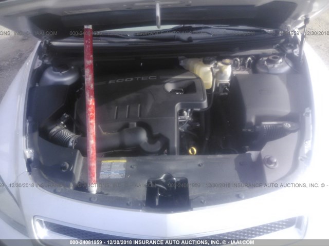 1G1ZG57B89F178023 - 2009 CHEVROLET MALIBU LS 银色 照片 10