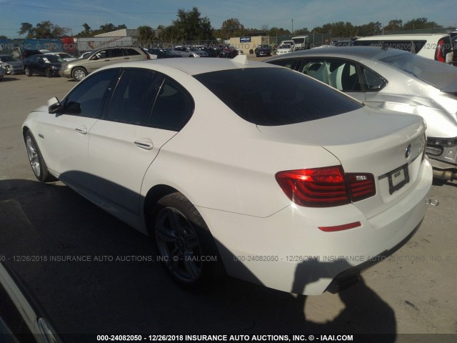 WBAKN9C53ED681659 - 2014 BMW 550 I WHITE photo 3