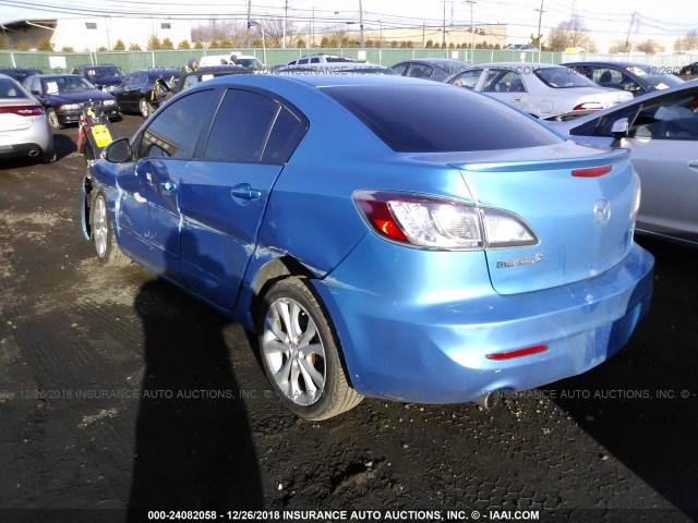 JM1BL1S6XA1170837 - 2010 MAZDA 3 S BLUE photo 3