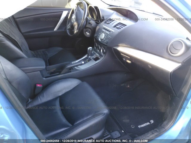 JM1BL1S6XA1170837 - 2010 MAZDA 3 S BLUE photo 5