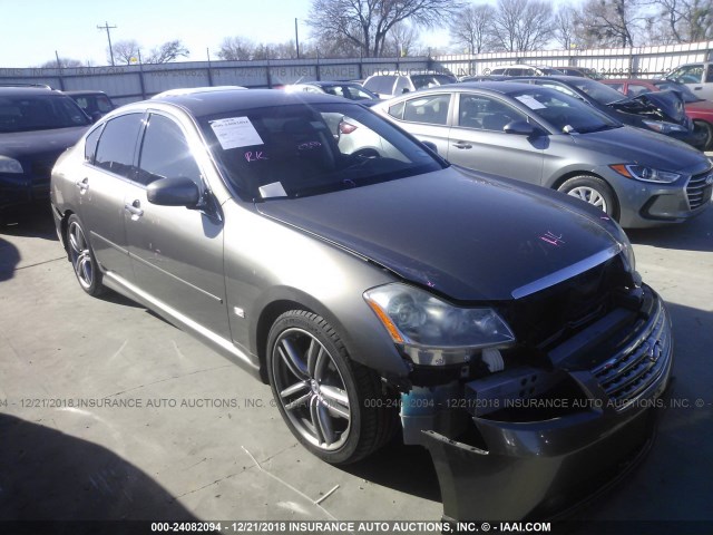 JNKBY01E06M208150 - 2006 INFINITI M45 SPORT BROWN photo 1