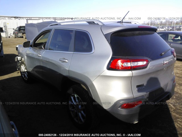 1C4PJMCS9EW169132 - 2014 JEEP CHEROKEE LATITUDE SILVER photo 3