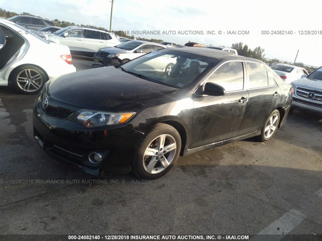 4T1BF1FK6CU501456 - 2012 TOYOTA CAMRY SE/LE/XLE 黑色 照片 2