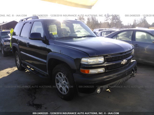 1GNEK13TX3R140978 - 2003 CHEVROLET TAHOE K1500 BLACK photo 1