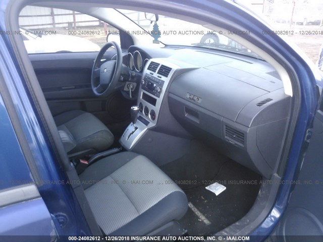 1B3HB48A69D235978 - 2009 DODGE CALIBER SXT BLUE photo 5