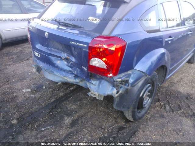 1B3HB48A69D235978 - 2009 DODGE CALIBER SXT BLUE photo 6