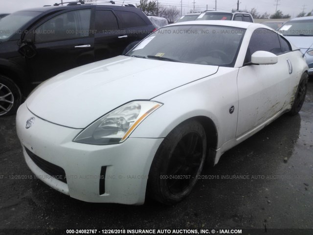 JN1AZ34E23T003635 - 2003 NISSAN 350Z COUPE WHITE photo 2