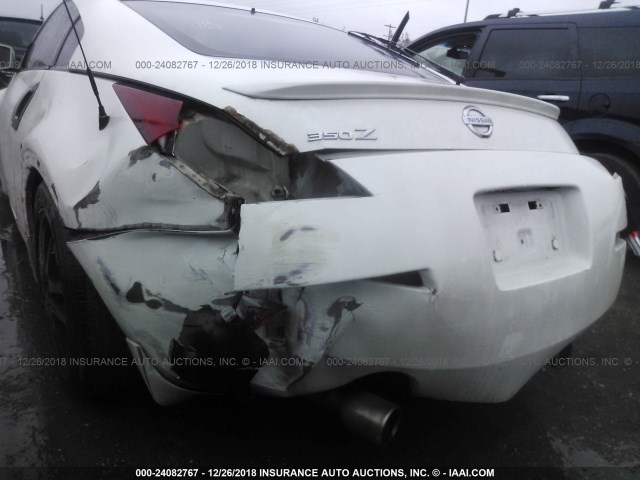 JN1AZ34E23T003635 - 2003 NISSAN 350Z COUPE WHITE photo 6