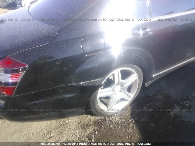 WDDNG71X47A053297 - 2007 MERCEDES-BENZ S 550 BLACK photo 6