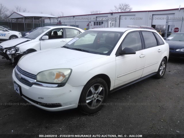 1G1ZT62805F122973 - 2005 CHEVROLET MALIBU MAXX LS WHITE photo 2