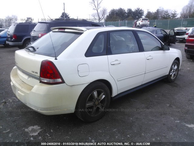 1G1ZT62805F122973 - 2005 CHEVROLET MALIBU MAXX LS WHITE photo 4