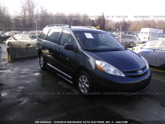 5TDZK23C57S028578 - 2007 TOYOTA SIENNA CE/LE BLUE photo 1