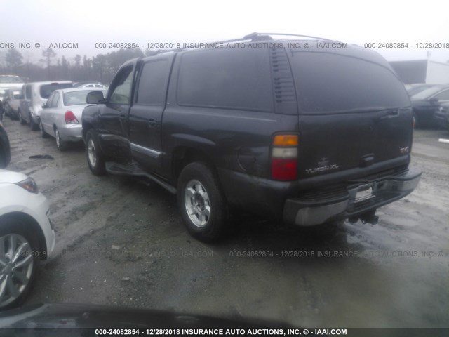 1GKFK16Z54J308866 - 2004 GMC YUKON XL K1500 BLACK photo 3