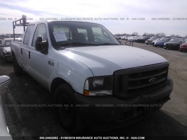 1FTNW20L84EE09074 - 2004 FORD F250 SUPER DUTY WHITE photo 1