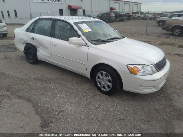 4T1BF28B81U167401 - 2001 TOYOTA AVALON XL/XLS WHITE photo 1